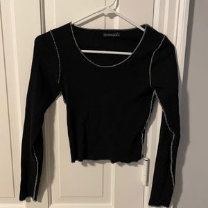 Brandy Melville black scoop neck